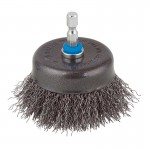 Wolfcraft 2108000 - Συρματοβουρτσα Δραπανου Καμπανα Φ75mm με Αξονα
