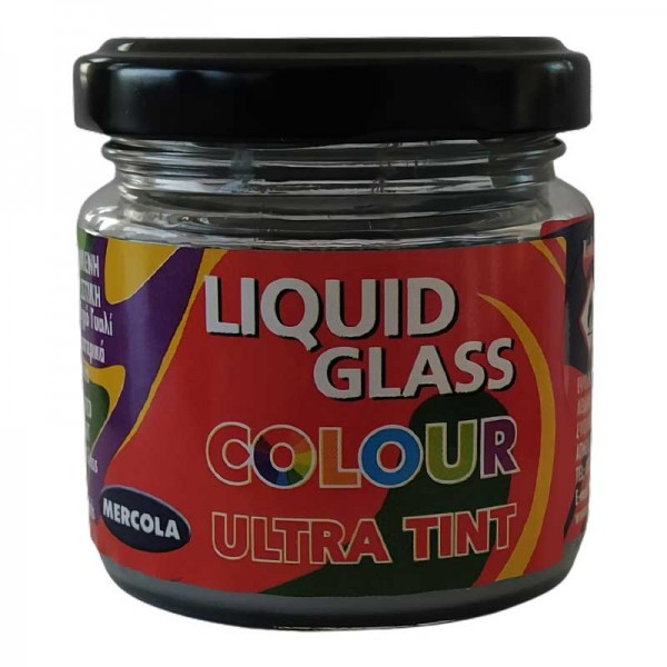 Mercola Liquid Glass Colour Ultra Tint Αδιαφανης Χρωστικη για Υγρο Γυαλι Γκρι 90ml