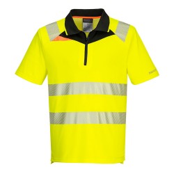 Μπλουζα Εργασιας Πολο Ανακλαστικη Portwest DX412 - DX4 Κιτρινη/Μαυρη