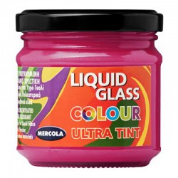 Mercola Liquid Glass Colour Ultra Tint Αδιαφανης Χρωστικη για Υγρο Γυαλι Ματζεντα 90ml